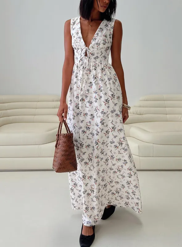 Pokey Maxi Dress Floral Multi sold by Princess Polly