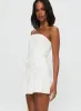 Archetype Strapless Mini Dress White sold by Princess Polly