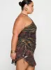 Syrefena Halter Mini Dress Multi Curve sold by Princess Polly