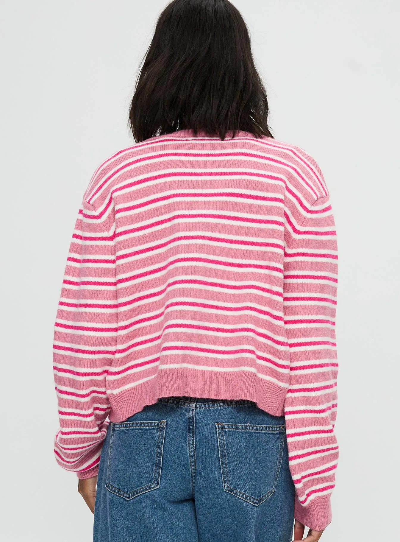 Heavenly Dream Cardigan Pink Stripe sold by Princess Polly product image thumbnail 5