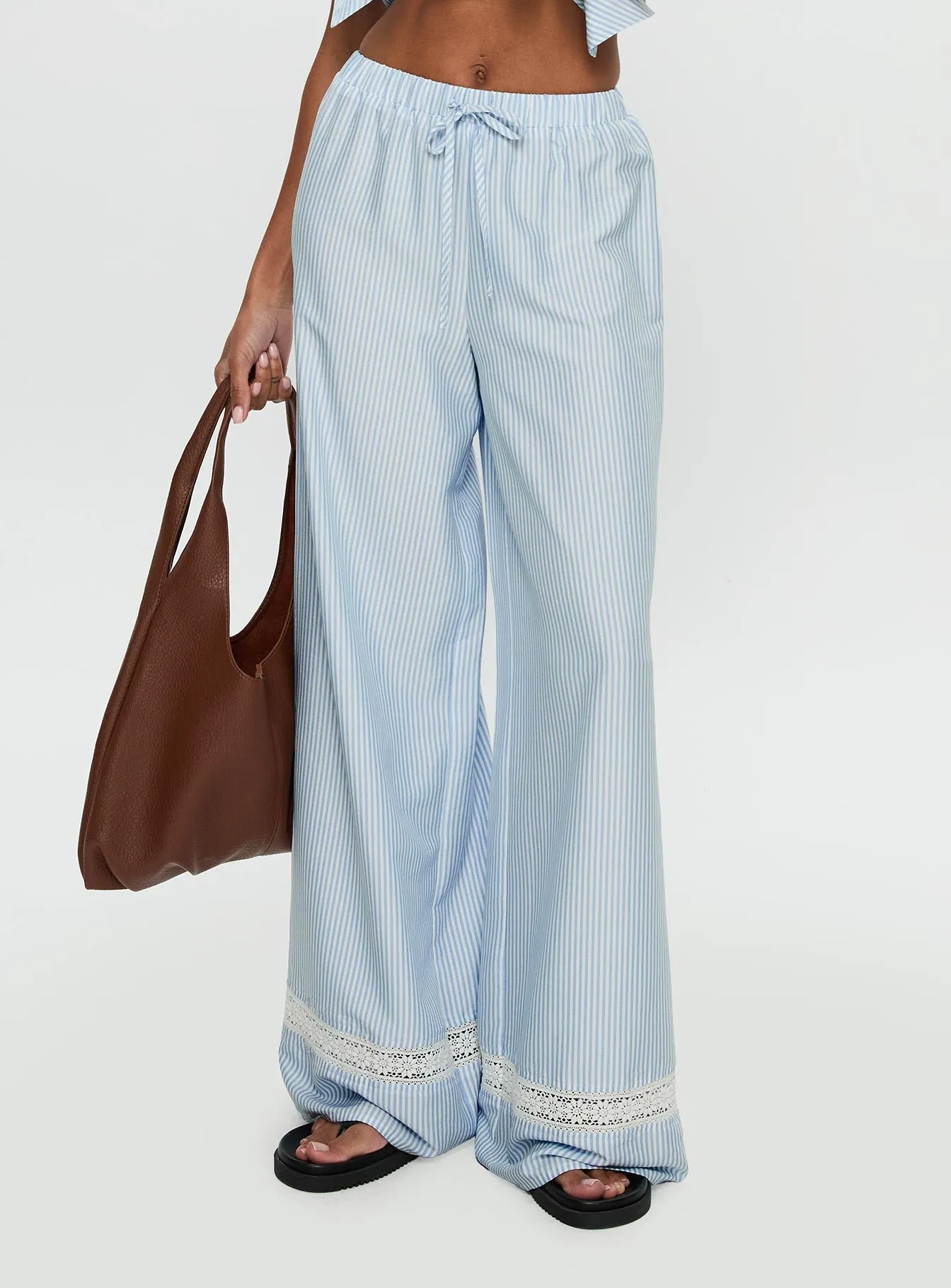 Summer Too Hot Pant Blue Stripe sold by Princess Polly product image thumbnail 2