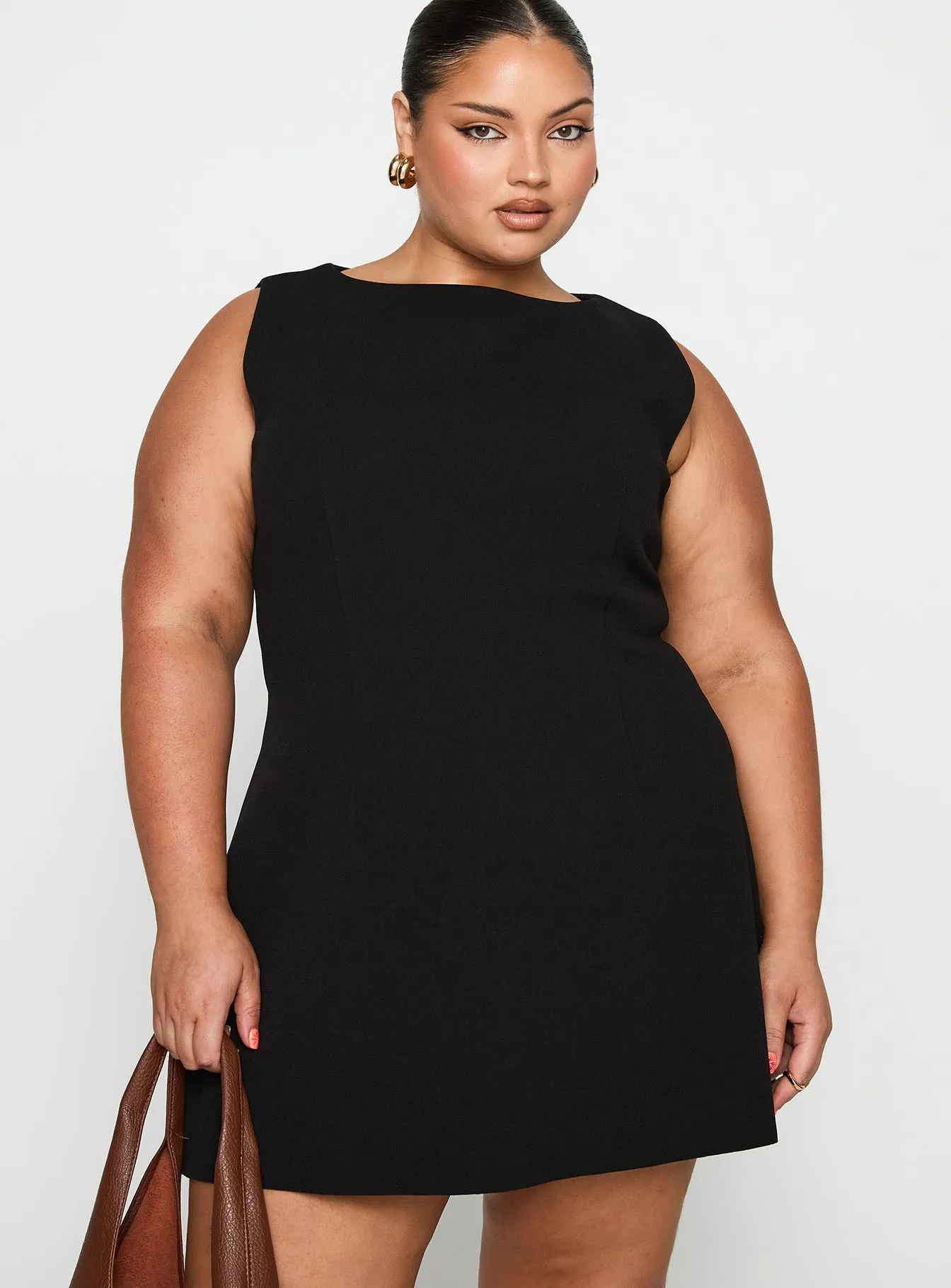 Anse Mini Dress Black Curve sold by Princess Polly product image thumbnail 2