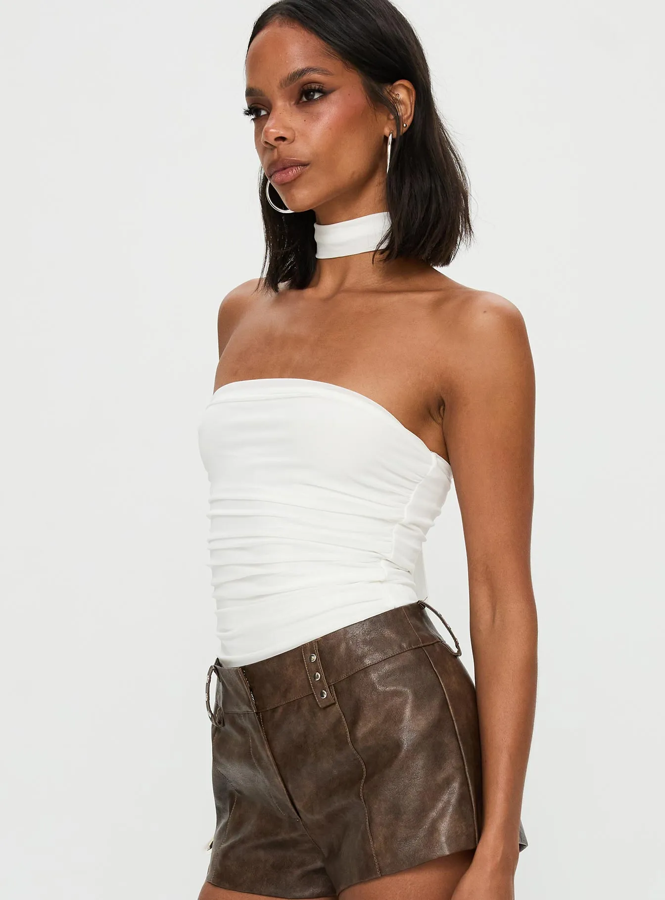 Sorelle Scarf Bodysuit White sold by Princess Polly product image thumbnail 4