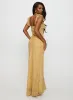 Dearlie Frill Maxi Dress Multi sold by Princess Polly