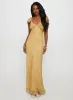 Dearlie Frill Maxi Dress Multi sold by Princess Polly