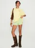 Firenze Flower Market Oversized Graphic Tee Yellow sold by Princess Polly
