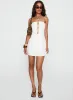 The Motions Bead Detail Playsuit White sold by Princess Polly