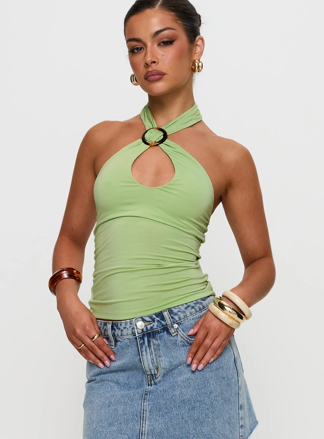 Quell Top Green sold by Princess Polly product image thumbnail 2