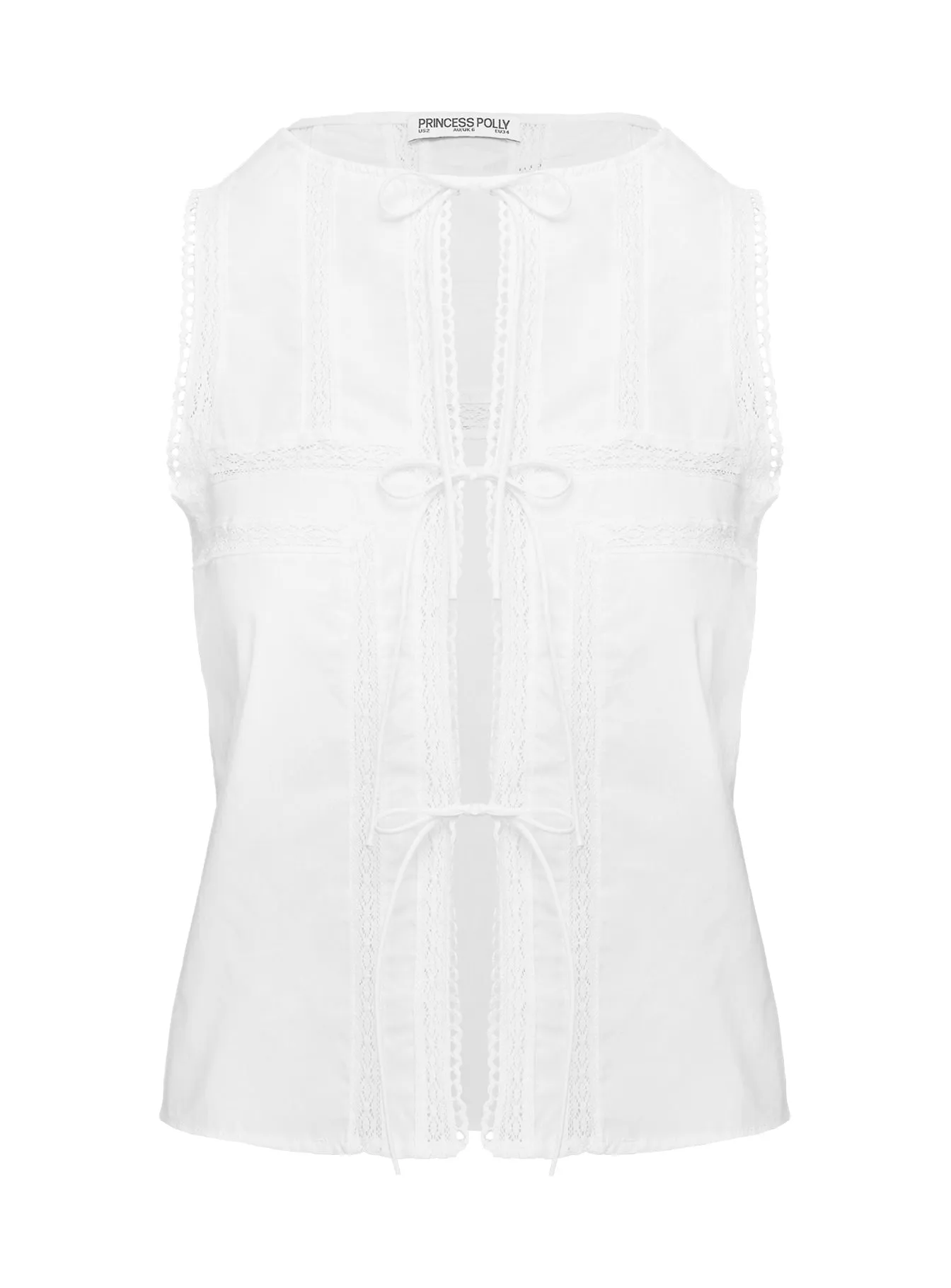Angourie Blouse Top White sold by Princess Polly product image thumbnail 5