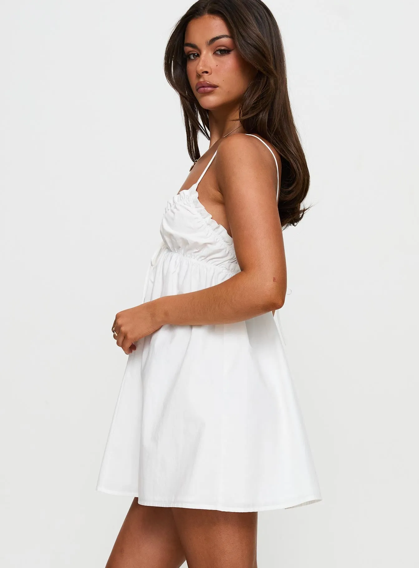 Alchemy Mini Dress White sold by Princess Polly product image thumbnail 4