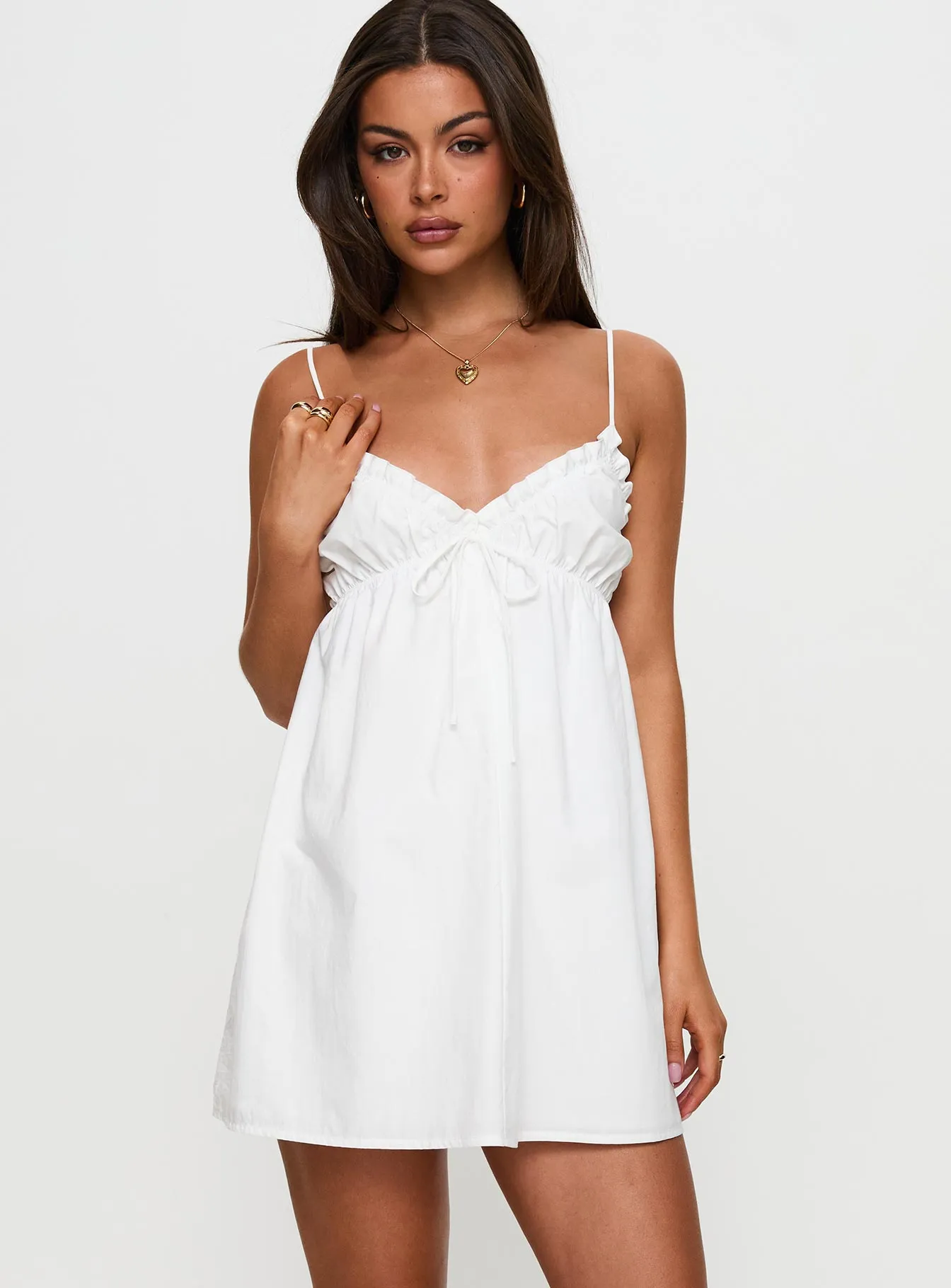 Alchemy Mini Dress White sold by Princess Polly product image thumbnail 2
