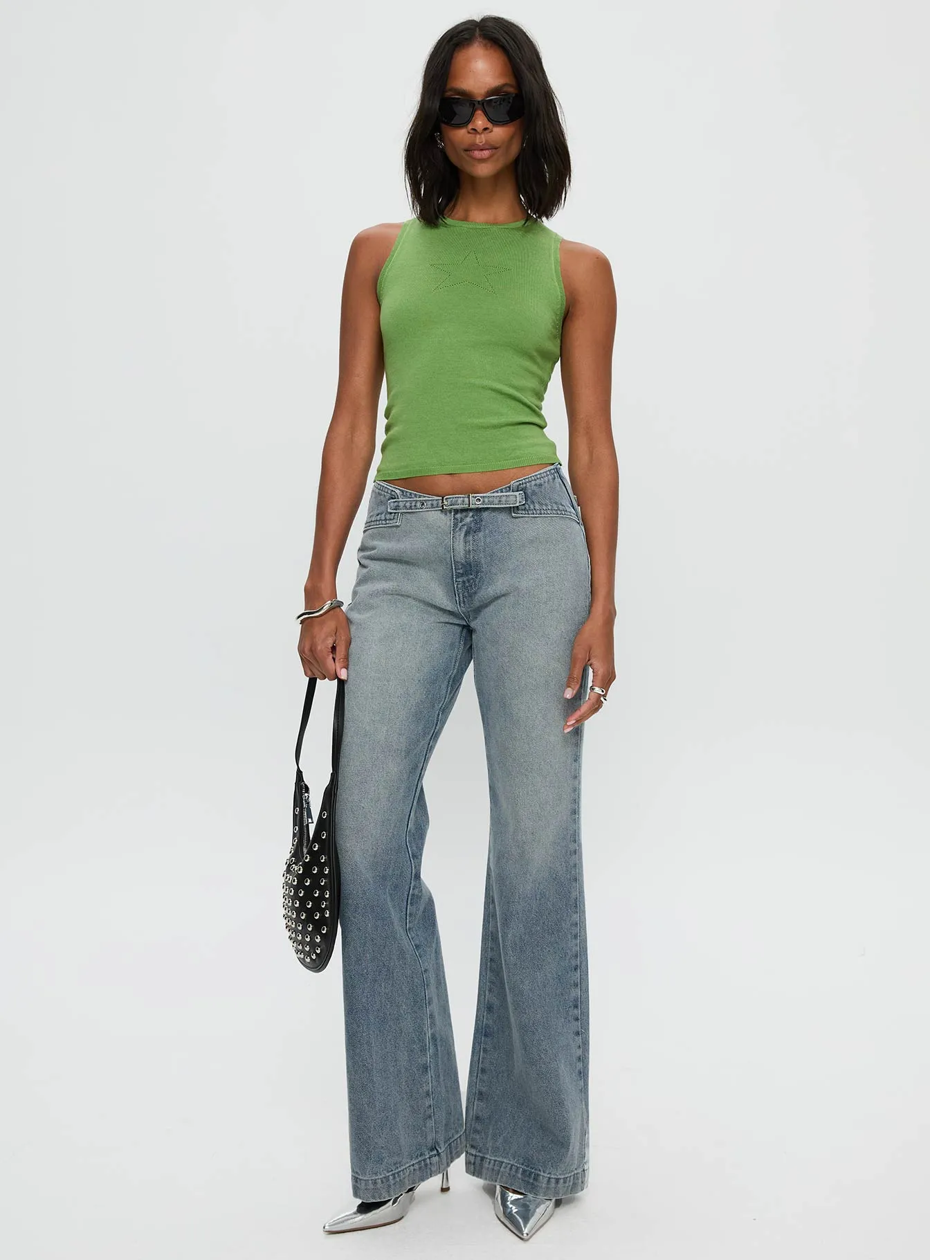 Girl Almighty Top Green sold by Princess Polly product image thumbnail 2