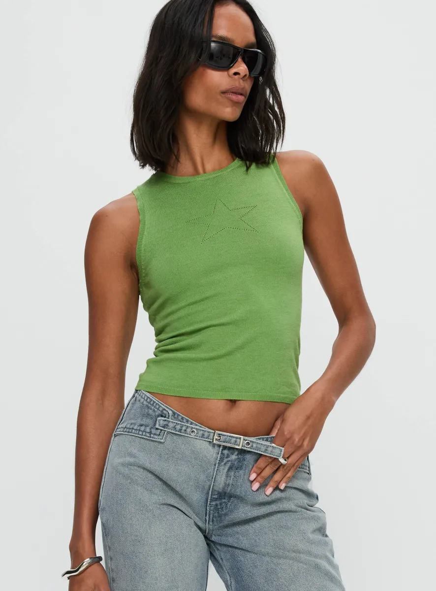 Girl Almighty Top Green sold by Princess Polly