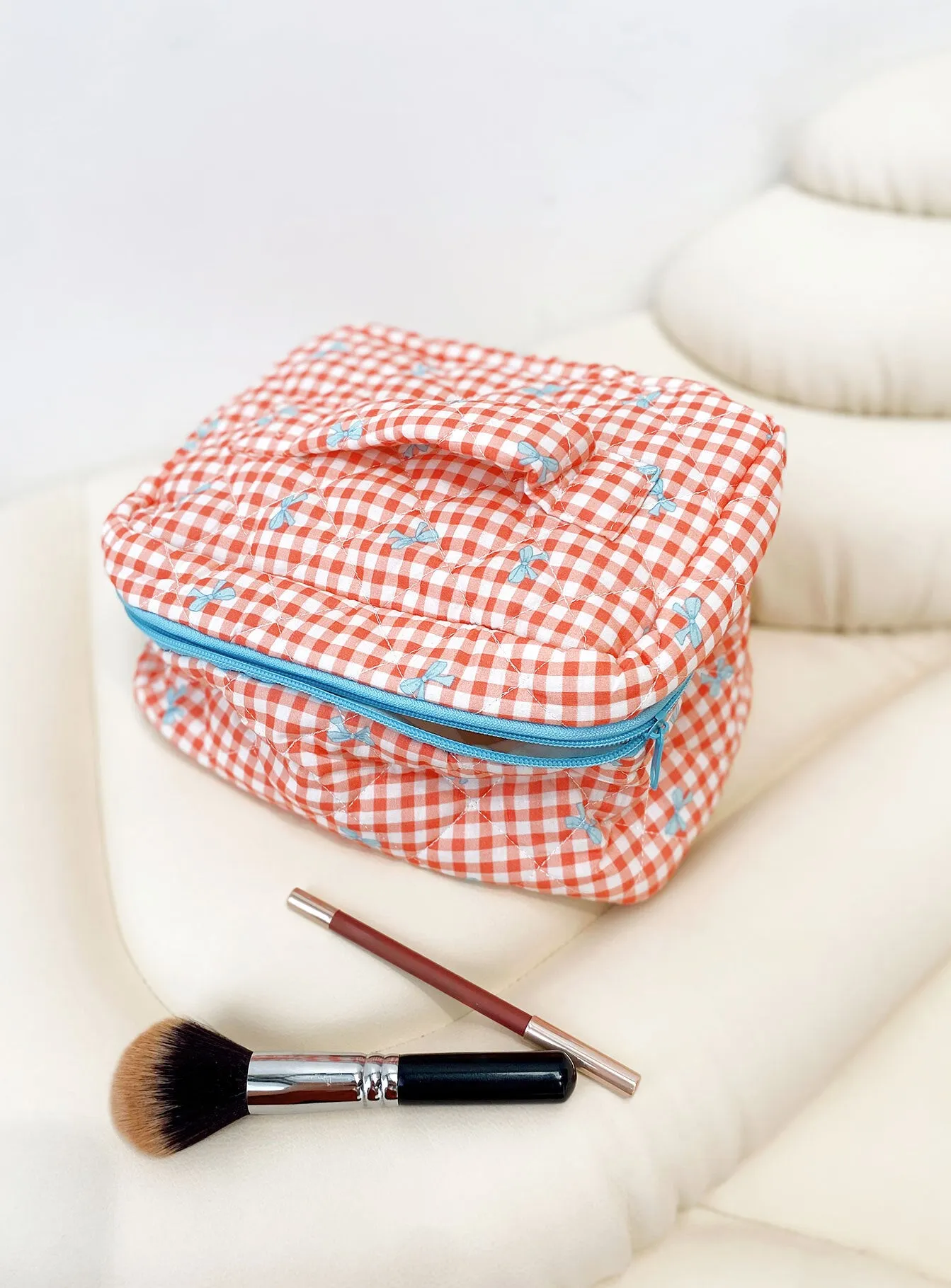 Light Year Pouch Red Gingham sold by Princess Polly