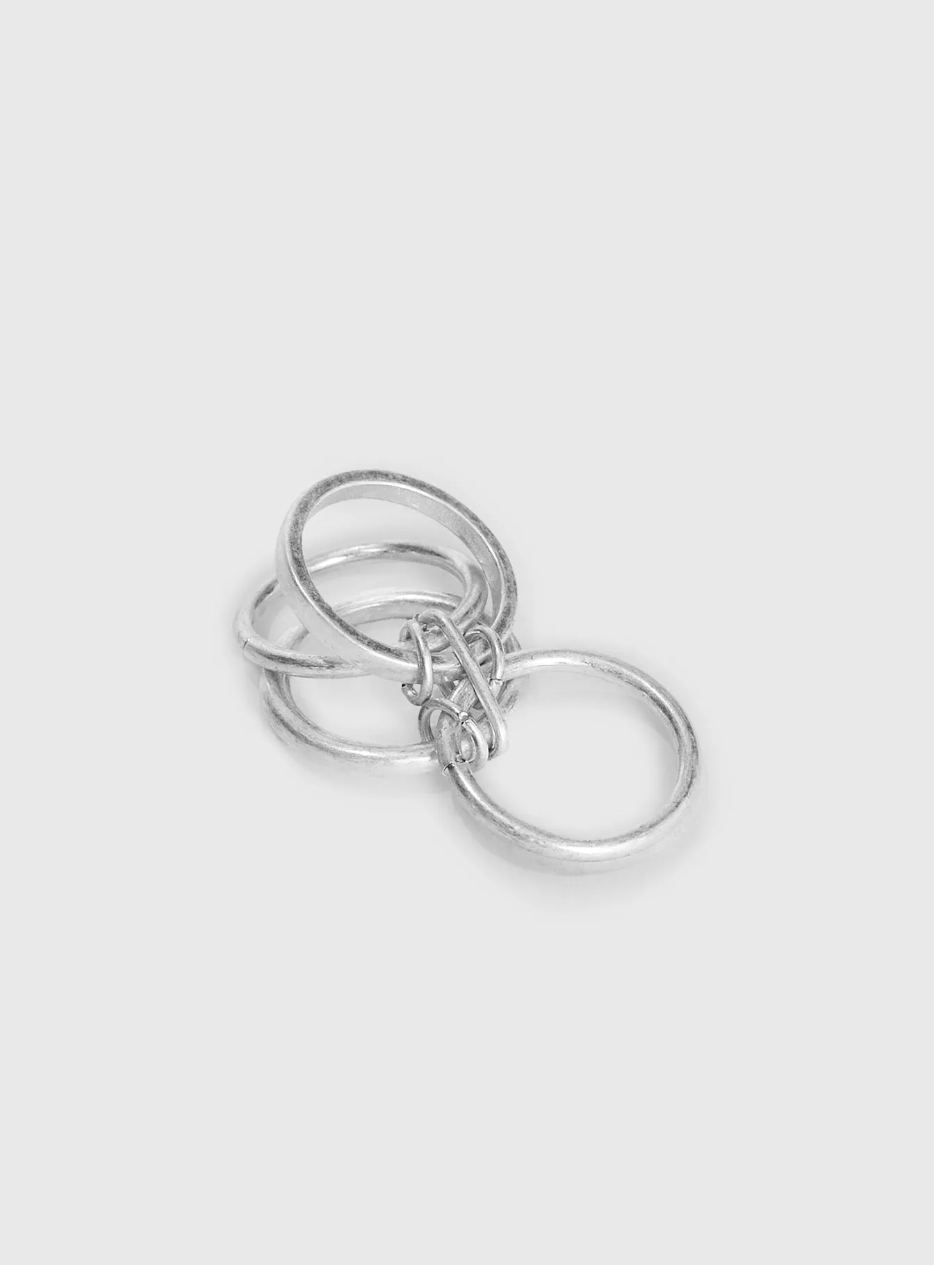 Poesia Ring Silver sold by Princess Polly product image thumbnail 4