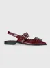 Therapy Matilda Flats Cherry Patent sold by Princess Polly