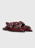 Therapy Matilda Flats Cherry Patent sold by Princess Polly