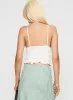 Clued In Frill Detail Top White sold by Princess Polly