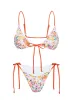 Nevaeh Triangle Bikini Top Multi Floral sold by Princess Polly