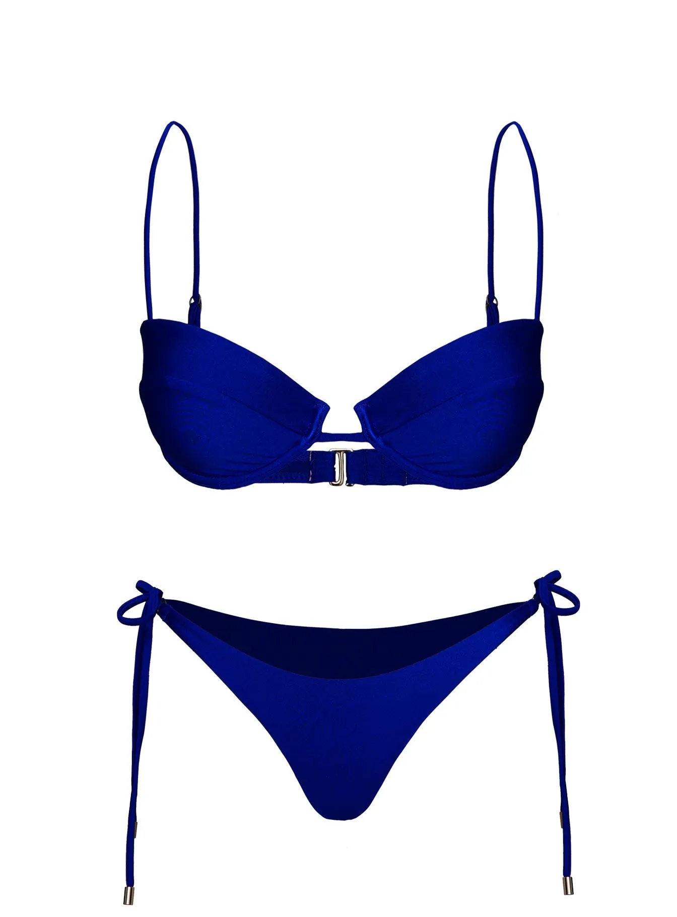 Presson Shine Underwire Bikini Top Blue sold by Princess Polly product image thumbnail 5