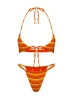 Another Sunny Day Bikini Bottoms Orange Stripe sold by Princess Polly