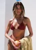 Smithie Triangle Bikini Top Burgundy sold by Princess Polly