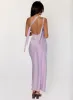 Someone Like You Tie Back Maxi Dress Purple sold by Princess Polly