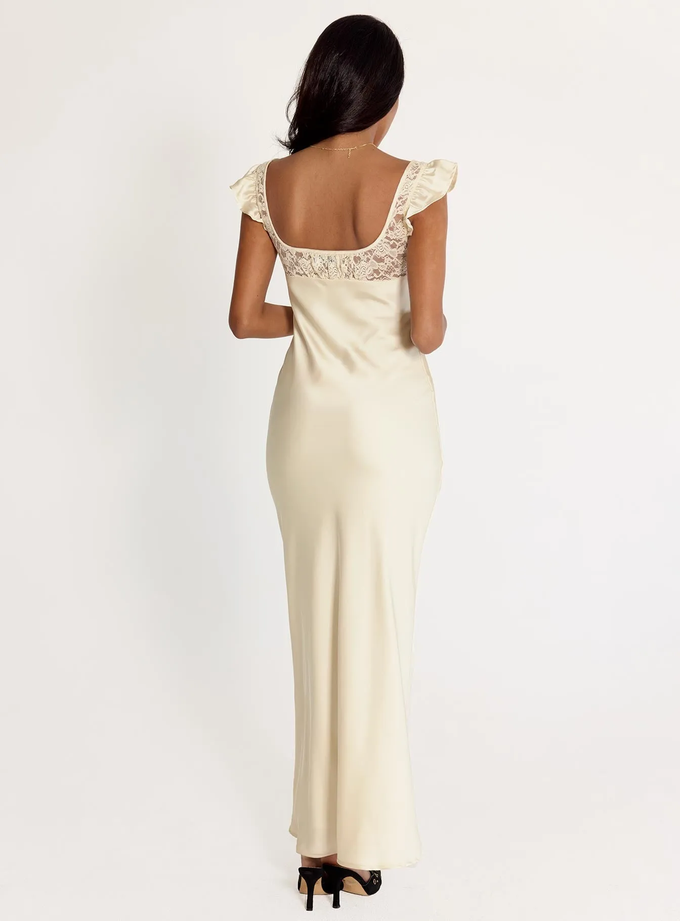 Adelie Maxi Dress Champagne sold by Princess Polly product image thumbnail 4