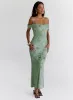 Green Gables Burnout Maxi Dress Sage sold by Princess Polly