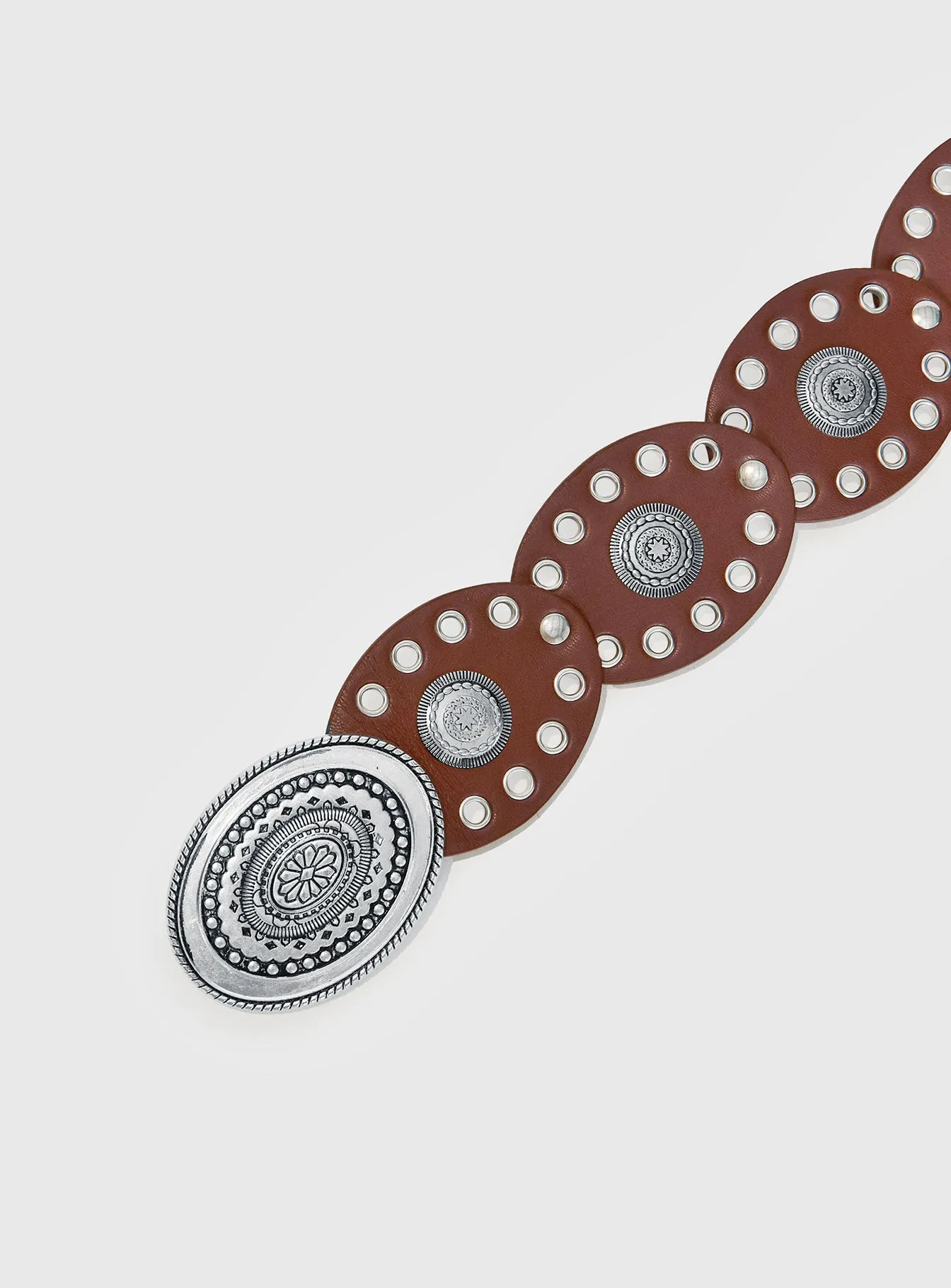 Sacrifices Belt Brown / Silver sold by Princess Polly product image thumbnail 3