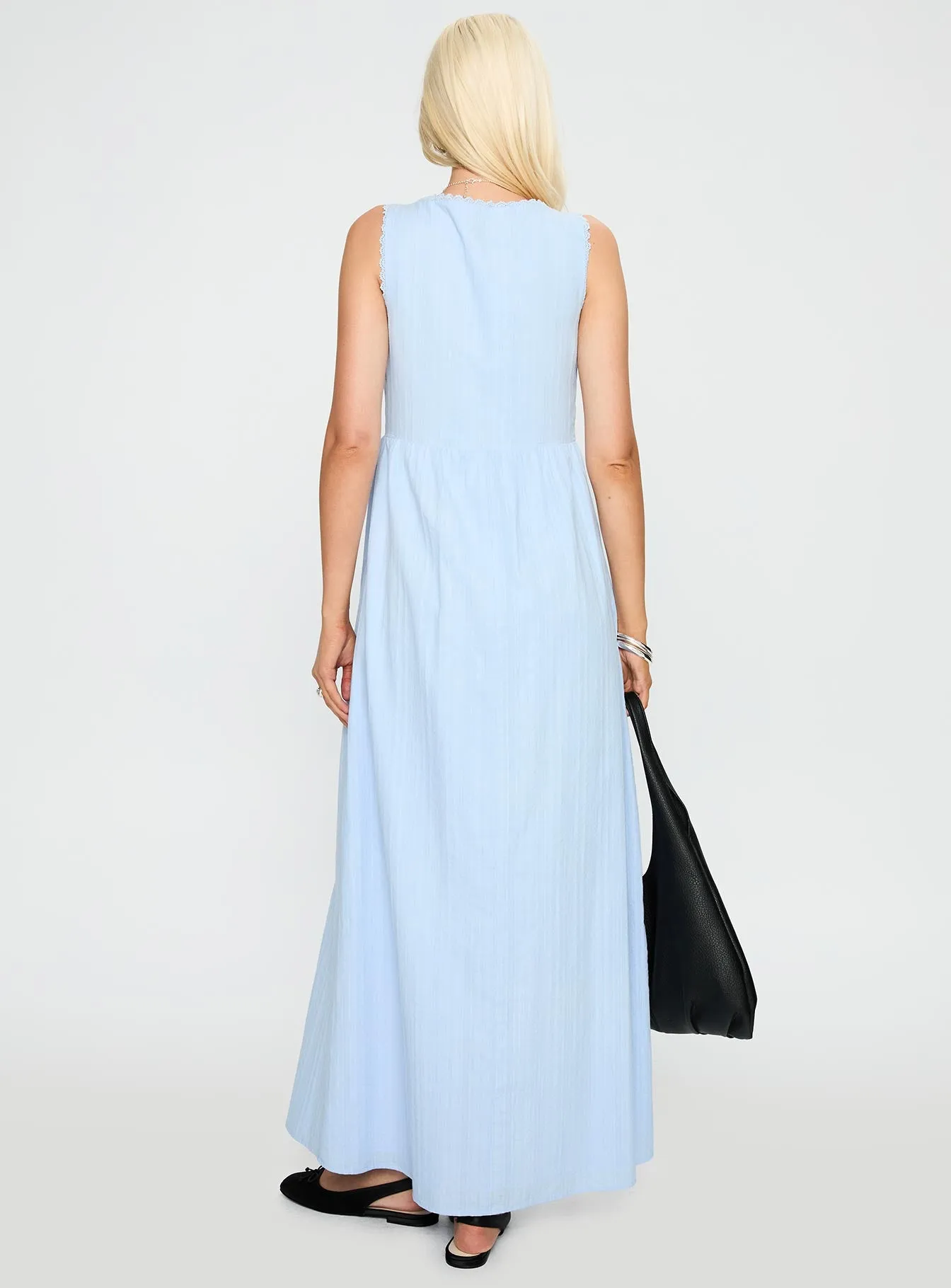 Elyza Maxi Dress Blue sold by Princess Polly product image thumbnail 4