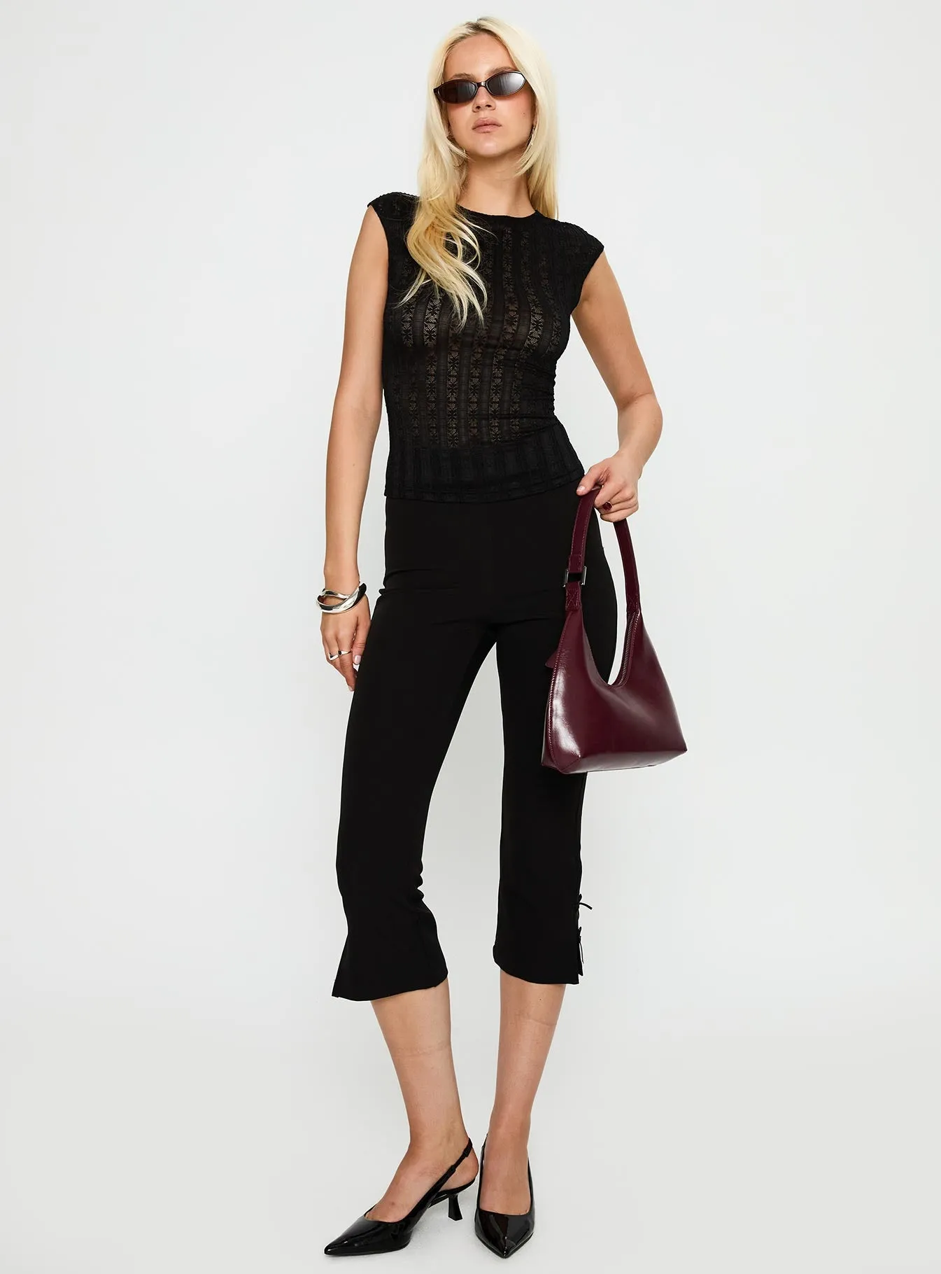 Keep It Moving Top Black sold by Princess Polly product image thumbnail 3