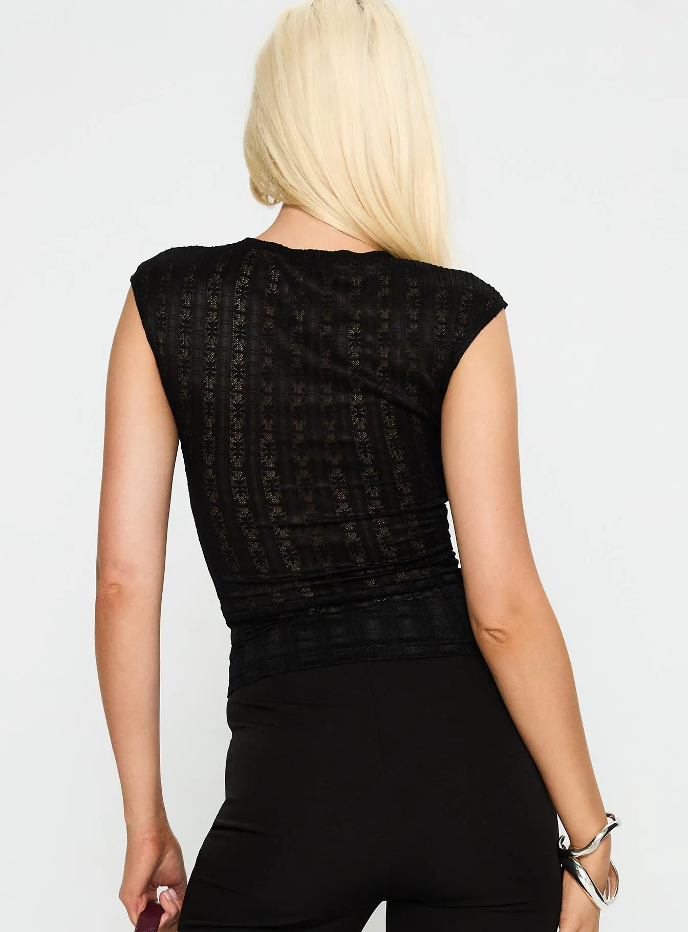 Keep It Moving Top Black sold by Princess Polly product image thumbnail 5
