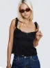 Madaleine Lace Top Black sold by Princess Polly