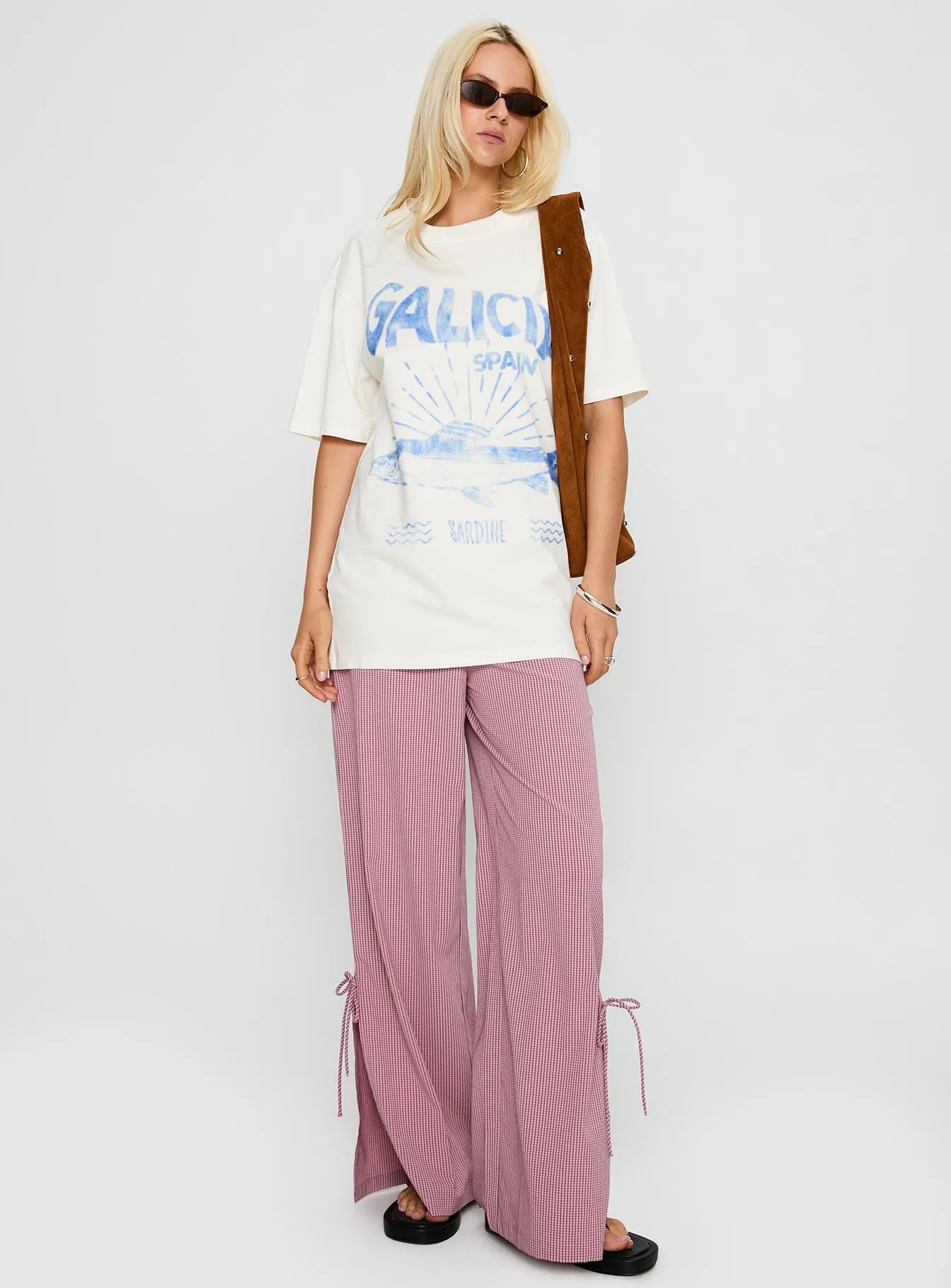 Galicia Spain Graphic Tee White / Blue sold by Princess Polly product image thumbnail 3