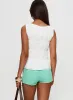 Think Fast Shorts Aqua sold by Princess Polly