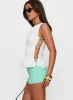 Think Fast Shorts Aqua sold by Princess Polly