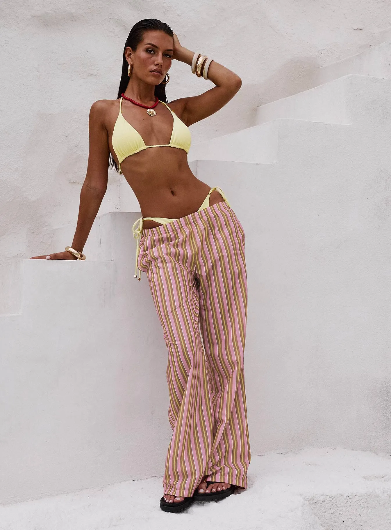 Taja Pants Pink Stripe sold by Princess Polly product image thumbnail 3