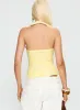Dress You Up Tie Up Top Lemon Pinstripe sold by Princess Polly