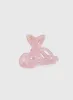With A Bow Hair Clip Pink sold by Princess Polly