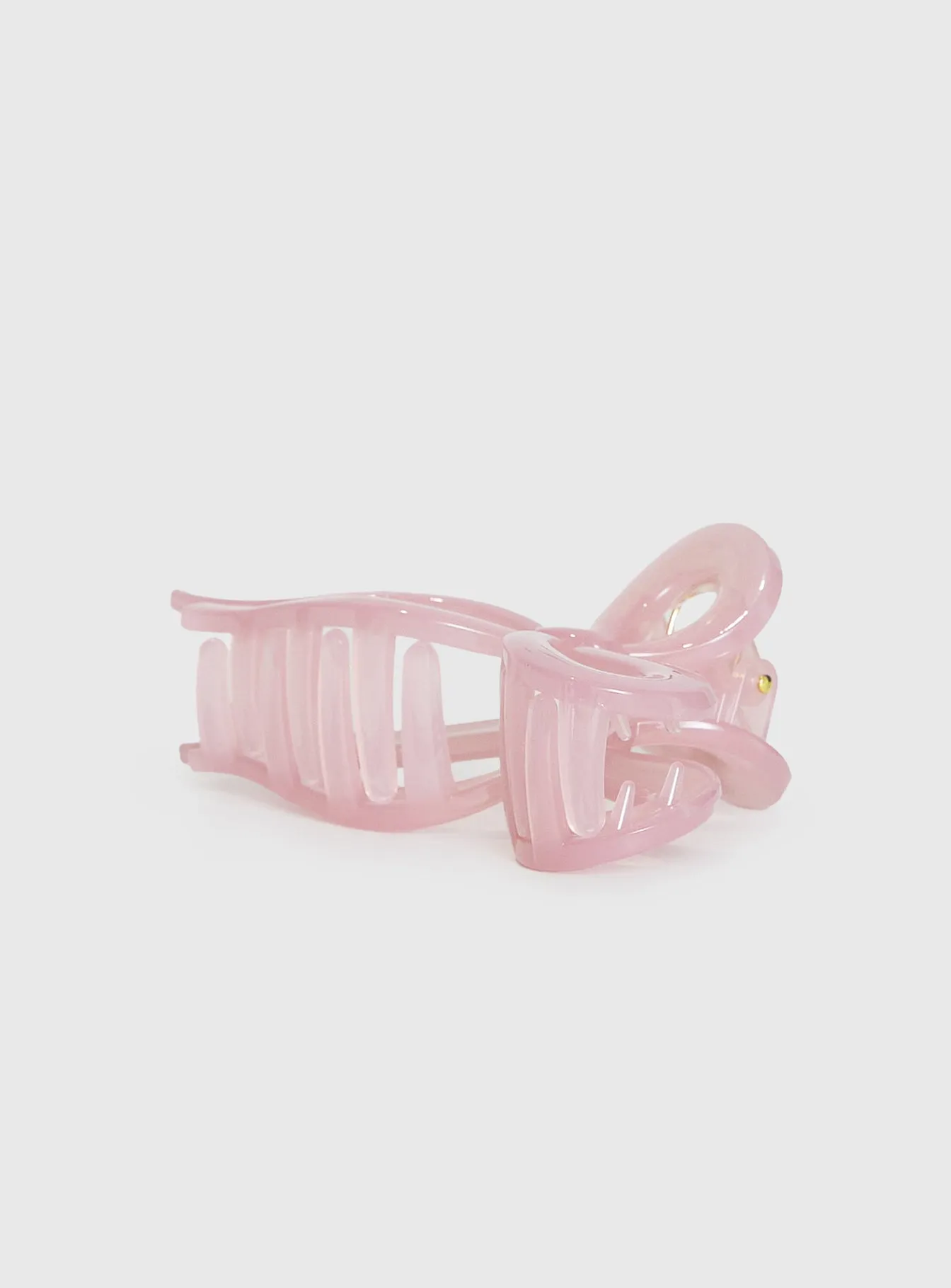 With A Bow Hair Clip Pink sold by Princess Polly product image thumbnail 4