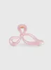 With A Bow Hair Clip Pink sold by Princess Polly