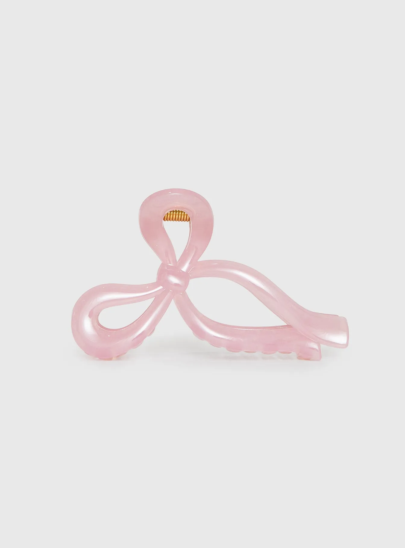 With A Bow Hair Clip Pink sold by Princess Polly product image thumbnail 2