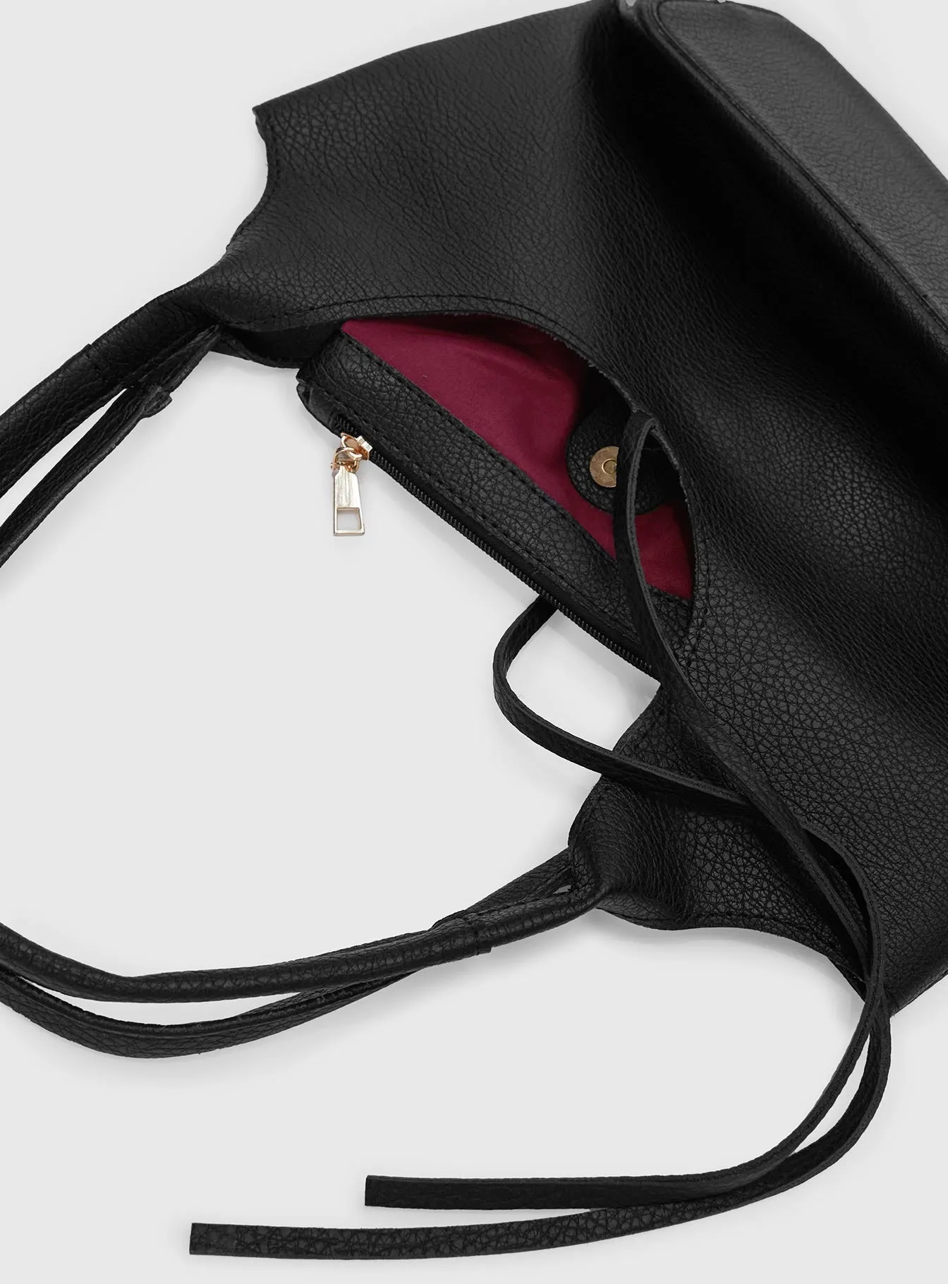 Nonstop Bow Detail Shoulder Bag Black sold by Princess Polly product image thumbnail 5