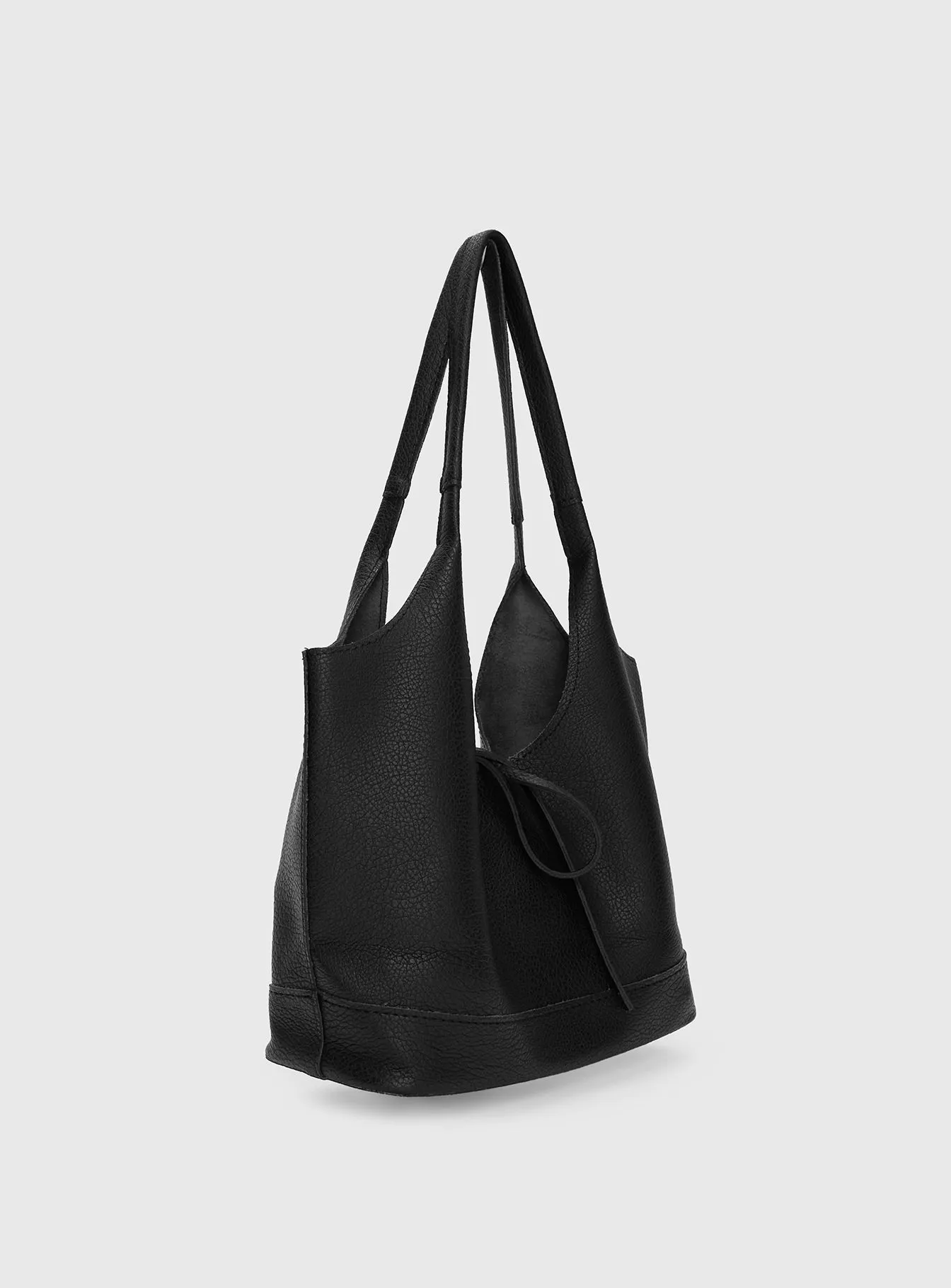Nonstop Bow Detail Shoulder Bag Black sold by Princess Polly product image thumbnail 3