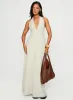 Caralyn Halter Maxi Dress Multi Stripe sold by Princess Polly