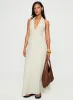 Caralyn Halter Maxi Dress Multi Stripe sold by Princess Polly