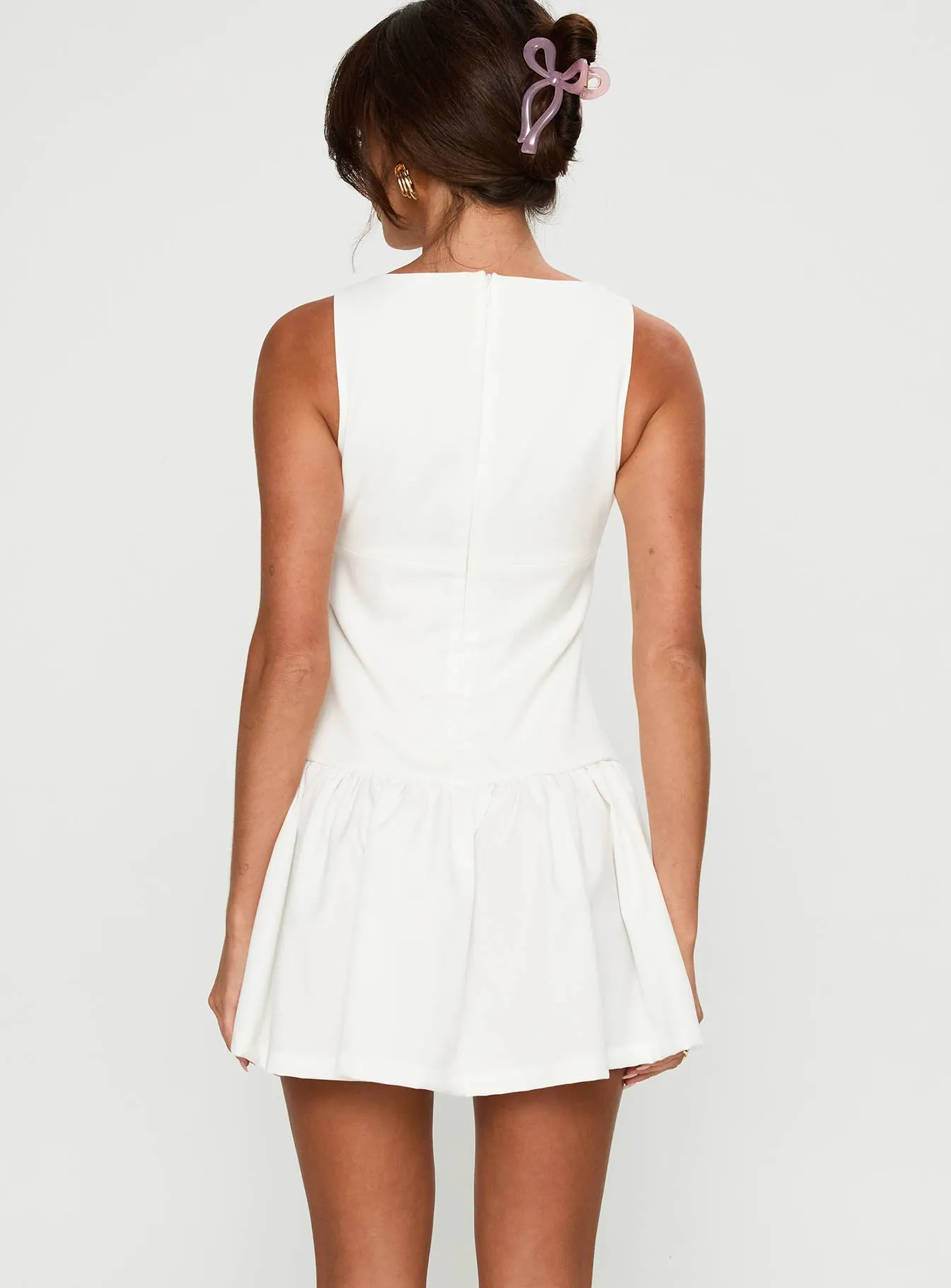 Milienne Mini Dress White sold by Princess Polly product image thumbnail 5