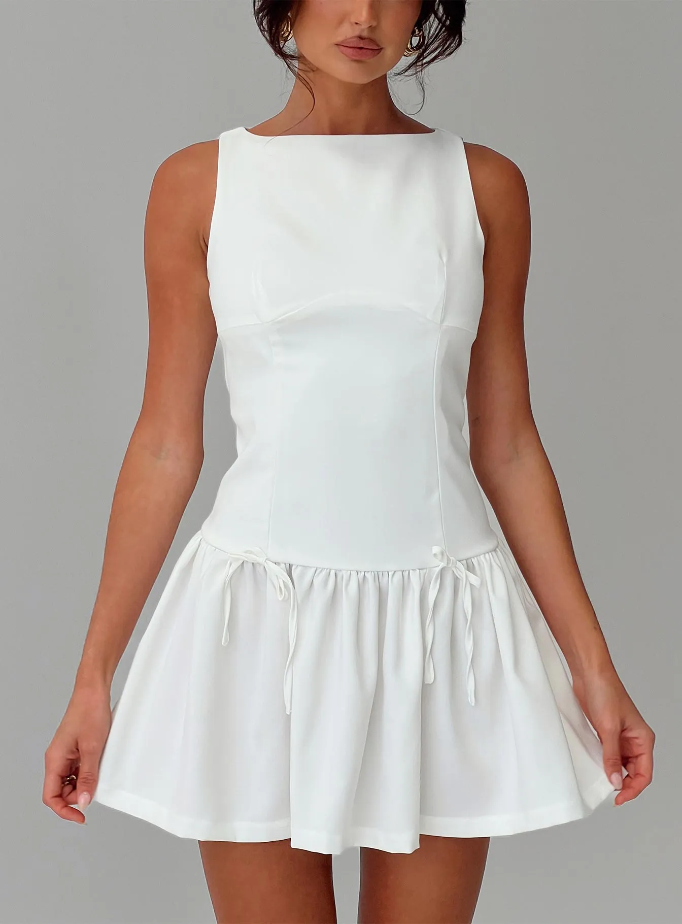 milienne mini dress white Milienne Mini Dress White