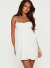 Marliene Broiderie Mini Dress White sold by Princess Polly